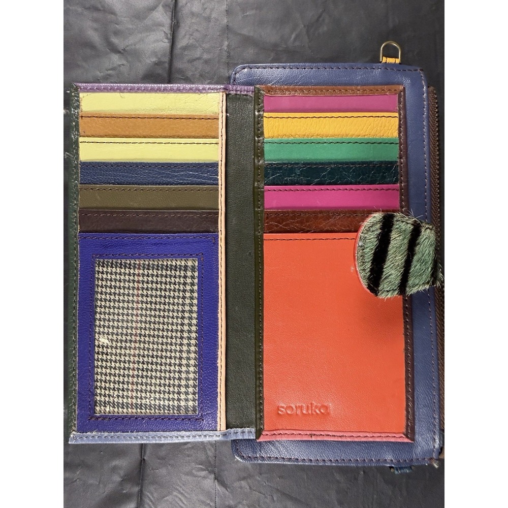 Soruka rare coveted one of a kind wallet and crossbody clutch. Missing strap. - Picture 14 of 16
